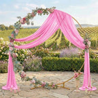 Pack of 1 Wedding Arch Drape Panel Fabric 30" x 40ft - Bubblegum Pink - Image 3