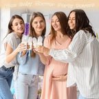 SiliFine 48 Pcs Baby Shower Favor Party Bottle Chug Game, Beige - Image 5