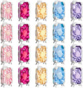 LemonRoad 60 Pcs Mini Empty Suitcase Box with Plush Keychain, Multicolor by Unknown