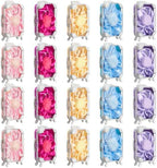 LemonRoad 60 Pcs Mini Empty Suitcase Box with Plush Keychain, Multicolor by Unknown