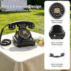 Audio Guest Book Wedding Phone, Retro Audio Phone Guestbook with Clear Voice Recording for Wedding Reception, Bridal Shower, Birthday, Baby Shower, Anniversary, Engagement - Image 5