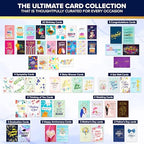 Decorably 110 Pack Gold Foil 5x7in All Occasion Cards Assortment Box Set - Image 2