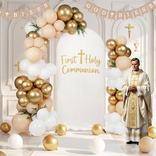 Gilprop 125 Pcs 7.2ft Holy Communion Baptism, Elastic Polyester - Image 5