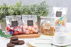 LOKQING 30PACK Party Favor Boxes Treat Boxes Gable Boxes 7x3.85x3.85 Inches and 100PACK Clear Cellophane Treat Bags Cookie bags 9x4 Inches - Image 2