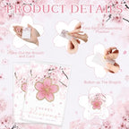 50 Sets Cherry Blossom Party Favors Bulk Enamel Pins Sakura Gifts - Image 3