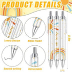 289 Pieces Sun Baby Shower Gifts for Guest Here Comes the Son Ballpoint Pens and Keychains Favors Bulk Retractable Baby Shower Pens Gender Reveal Thank You Cards Souvenirs Prizes - Image 2