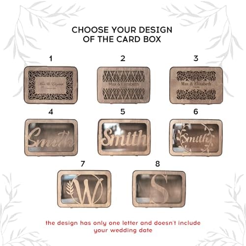 Rustic Wooden Wedding Guest Book Alternative – Personalized Heart Drop Box with Tree Design for Reception, Baby Shower & Engagement Party Decor - Personalized Wedding Guest Book Alternative - Image 6