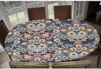 Eerie Fabric Collection - Forbidden Garden Print Tablecloths Oval Leakproof & Sturdy Washable for Dining Camping Indoor and Outdoor Fits for 48" x 68" Oval Table - Image 6
