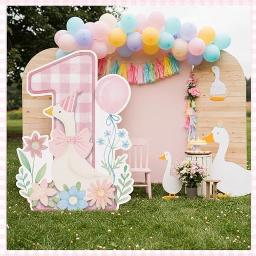 Croblissful One Silly Goose Party Decorations, Light Pink, One Goose - Image 2
