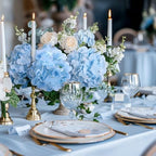 Auihiay 304Pcs Hydrangea Artificial Flowers Bulk, Faux Artificial Hydrangea - Image 6