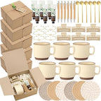 Reallnaive 61 Pcs Baby Shower Prizes for Game Winners, Beige by Reallnaive