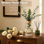 TBWIND Vintage Glass Flower Vase, 24PCS Farmhouse Clear Mason Jar Vases - Image 5