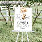 Andaz Press Personalized Teddy Bear Baby Shower Decorations, We Can Bearly Wait Baby Shower Decorations Boy, We Can Bearly Wait Sign, Custom Neutral Welcome Sign, 16x20 Inch - Image 6