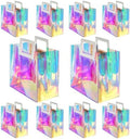 VUOJUR 8.3'' 10pcs Holographic Small Gift Bags Reusable Birthday Gift Bags by VUOJUR