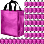 BLEWINDZ 100 Medium Reusable Gift Bags with Handles - Ideal Party Favors & Shopping Bags (10 Colors) by BLEWINDS