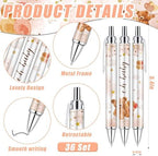 145 Pieces Baby Shower Favors for Guest Brown Teddy Bear Ballpoint Pens and Keychains Gifts Bulk Retractable Baby Shower Pens Gender Reveal Greeting Cards Souvenirs Prizes Party Favors - Image 2