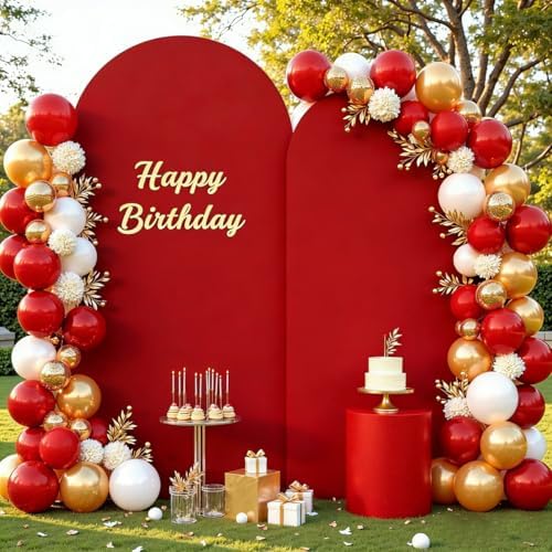 Arch Backdrop Cover Set of 2(7.2FT+6FT), Arch Covers Backdrop - Image 3