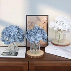 Mason Jars Centerpieces for Tables Bulk, 10 Set - Dusty Blue & White - Image 6