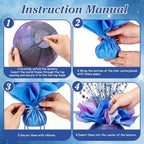 6 Set Galaxy Paper Lanterns Table Centerpieces Decors 8in - Image 5