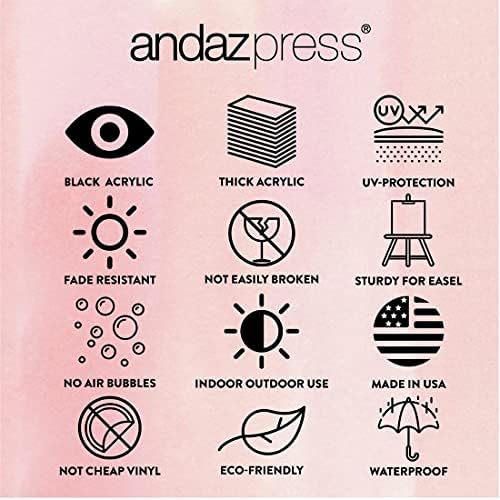 Andaz Press 16"x20" Black Acrylic Personalized Baby Shower Welcome Sign, Gender Neutral Large Oh Baby Sign for Easel Stand, Baby Shower Decorations - Image 6