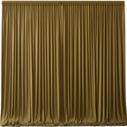 Brown Backdrop Curtains-Wrinkle-Free Polyester Photography Drapes Party Curtain Background for Baby Shower Wedding Decorations- 24 X10FT (Brown) by WishCare