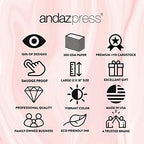 Andaz Press Custom Personalized Disposable Paper Placemats, 12 x 18 Inch, Set of 25, Monogram Blush Peach Floral, Tableware, Table Setting for Wedding, Bridal Shower, Baby Shower, Party, Holiday - Image 5