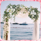 Wedding Arch Decorations 2 Pack, Artificial Hanging Flowers - Image 4