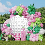 Renaiss 7.5x7.5ft White Golf Round Backdrop Covers for Photography, 3D Printing, Baby Shower, Birthday, Sports Club Events, Party Decors, Arch, Photo Booth Props - Image 3