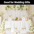 EUSOAR White Gift Bags - 50pcs 7.8"x3.9"x11" Party Favor Bags with Handle for Business, Wedding, Baby Shower Guests - Image 6