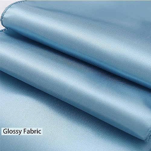 50 Pack Dusty Blue Chair Sashes, Satin Chair Ribbons for Wedding Party Birthday Reception Decorations, Dusty Blue Satin Chair Bows for Chairs - Image 7