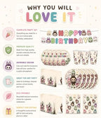 Cartoon Creatures Party Pack – Kawaii-Inspired Supplies for Birthday Magic - Image 3