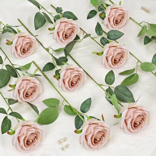 48 PCS Boho Roses Artificial Flowers, Silk - Image 4