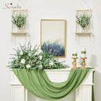 Serwalin 50PCS Mixed Eucalyptus Greenery Stems & Baby's Breath Flowers Bulk - Image 4