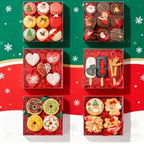 6x6x1.25 Inches 50PCS Treat Boxes with Clear Display Lid - Image 3