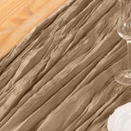 DeZerlor Nude Cheesecloth Table Runners 12 Pack Fall Runners - Image 6