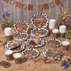 Pickmesh 250 Pcs Cowboy Birthday Party Decoration Western Plate Serve 50 - Image 6