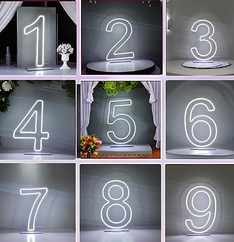LED Neon Sign Number 7 for Birthdays - Light Up Your Baby's Birthday With USB Plus Battery Case - Party Decor Lights - Image 6