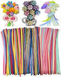 1000 Pcs 260 Balloons 3 materials Include 600 Pcs Matte 200 Pcs Metallic and 200 Pcs Pastel Long Balloons Used to create a variety of shapes by YFLIUBAI