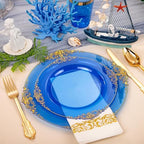 Hioasis 210 Pcs Blue Gold Plates for Graduation - Image 5