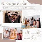 Video Audio Guest Book, Wedding Phone Customized Video Messages, Record Preserve Your Special Occasions, Ideal for a Variety of Memorable Party Occasions (Wall Phone,White) - Image 6