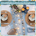 SiliFine 12 Pcs Beach Party Favors for Guests Small Ceramic Bowl Bulk Gifts 3.3 Inch Floral Design Mini Dipping Sauce Dish with Card Box for Bridal Pooja Baby Shower Birthday Guest Gift - Image 4