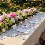 Supernal Silver Plastic Silverware Set Heavy Duty Vintage 120Guests Wedding - Image 2