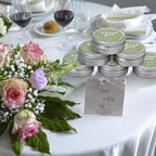 MTLEE 50 Pcs Sage Green Thank You Candles Baby Shower Wedding Favors - Image 4