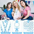 CHENGU 100 Pcs Baby Shower Pacifiers Necklace Bulk,Blue - Image 2