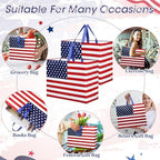 Landhoow Gift Bags Large Party Favors Reusable Tote Non Woven Candy Totes for Birthday Party Supplies(16.6" x 13" x 7.1") - Image 6