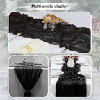6 Pack Black 35x120 Inch Cheesecloth Table Runner - Image 5
