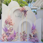 Wedding Arch Backdrop Stand Set of 2 Aluminum Gold Arched Frame (7.2FT, 6.6FT) for Birthday Party Bridal Baby Shower Ceremony Decoration - Image 6