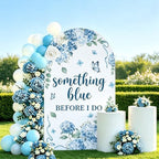 Something Blue Before i Do Bridal Shower Arch Backdrop 7.2 FT - Image 3