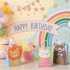 YooNotee 24 Packs Animal Parade Themed Paper Gift Bags with 3D Shapes - Image 5