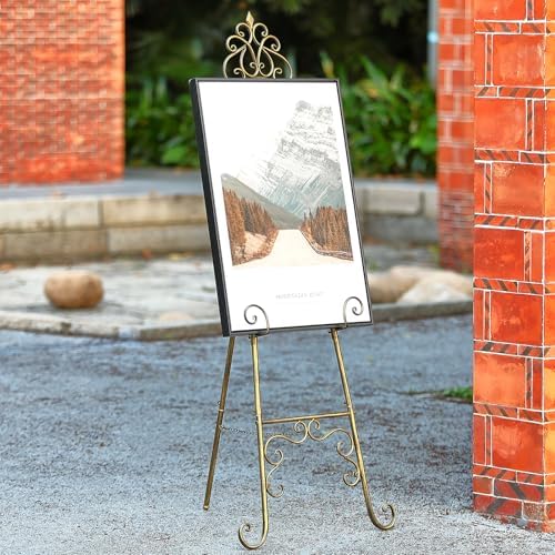 Vintage Metal Free Standing Adjustable Display Stand Easel - Image 6